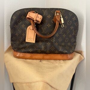 Authentic Vintage Louis Vuitton Alma Handbag M51130 TH0947 KK31344